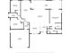 Detailed floor plan showcasing the layout of the home, including bedrooms, living areas, and kitchen at 611 Paget Dr, Venice, FL 34293