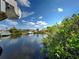 Beautiful view of the canal from a waterfront property at 617 Bonito Ave, Nokomis, FL 34275
