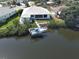 Charming home with tile roof and private dock providing direct access to waterways at 617 Bonito Ave, Nokomis, FL 34275