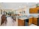 Open-concept kitchen flows into the living area, perfect for entertaining and relaxed everyday living at 8403 Placida Rd # 304, Placida, FL 33946