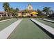 Enjoy a match on the community's pristine bocce ball court, perfect for outdoor recreation and socializing at 11186 Batello Dr, Venice, FL 34292