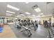 Well-equipped fitness center featuring modern exercise equipment and ample workout space at 11437 Dancing River Dr, Venice, FL 34292
