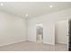 Large open space for the bedroom with easy access to the ensuite bathroom at 13202 Borrego St, Venice, FL 34293