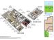 Detailed floor plan showcasing the layout of the first and second floors, along with key room dimensions at 13202 Borrego St, Venice, FL 34293
