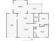 Detailed floor plan showcasing the layout of the home, including room dimensions, closets, and lanai at 13648 Clara Ln, Port Charlotte, FL 33981