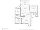 Detailed floor plan showcasing the layout of the home, including bedrooms, bathrooms, kitchen, and living spaces at 140 Hermes Rd, Venice, FL 34293
