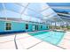 Beautiful pool in the back yard at 14124 Kewanee Ln, Port Charlotte, FL 33981