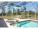 In ground pool and spa at 14124 Kewanee Ln, Port Charlotte, FL 33981