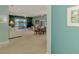 Open living area featuring a waterfront view, comfortable seating, and a bright, airy feel at 20246 Pezzana Dr, Venice, FL 34292