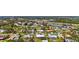 Overhead view of a green community with tree lined streets and manicured lawns close to shops and restaurants at 205 Cavallini Dr, Nokomis, FL 34275
