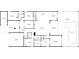 Detailed floor plan showcasing the layout of this spacious residence, including multiple bedrooms, bathrooms, and living areas at 20591 Ovid Ln, Venice, FL 34293