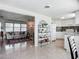 Cozy living room connected to the kitchen provides a spacious and open floor plan for easy entertaining at 2108 Lee Ln, Sarasota, FL 34231
