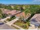 Bird's-eye view of a home in a residential neighborhood at 2318 Harrier Way, Nokomis, FL 34275