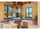 Convenient outdoor kitchen area with a grill, sink, and ample counter space at 2750 Gocio Road Ext, Sarasota, FL 34235