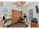 Functional office space features a wall bed and ample natural light at 320 O Day, Englewood, FL 34223