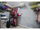 Walk-in closet featuring wire rack shelving for folded clothes and hanging garments at 3355 Roslyn Rd, Venice, FL 34293