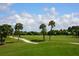 Scenic golf course view with lush green fairways, palm trees, and golfers in the distance at 400 Base # 225, Venice, FL 34293