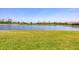 Peaceful view of the serene pond surrounded by lush greenery at 4427 Blue Heron Cir, North Port, FL 34287