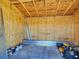 Interior view of shed showcasing walls and storage space for lawn equipment at 6422 Otis Rd, North Port, FL 34287