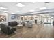 The community lobby has comfortable seating, modern decor, and a welcoming atmosphere at 6451 Keena Ct, North Port, FL 34287