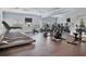 Well-equipped fitness center with treadmills, elliptical machines, and exercise bikes for cardio workouts at 12478 Sagewood Dr, Venice, FL 34293