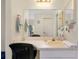 Bright bathroom vanity with a mirror and ample counter space, with a sink at 144 Rotonda Cir, Rotonda West, FL 33947