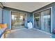 Enclosed patio with sliding glass doors and view of the outside at 144 Rotonda Cir, Rotonda West, FL 33947