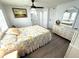 Beautiful main bedroom with ensuite bathroom and plenty of storage space at 177 Palm Harbor Dr, North Port, FL 34287