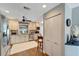 Charming kitchen featuring granite countertops, stainless steel appliances, and wood flooring at 18380 Robinson Ave, Port Charlotte, FL 33948