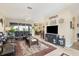 Spacious living room features stylish decor, comfortable seating, and an open layout at 2000 Jasmine Way, North Port, FL 34287