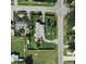 Aerial view of the property, showing its layout and surroundings at 205 Jessica N St, Nokomis, FL 34275