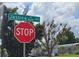 Street sign indicating the home's location on Jessica Street North at 205 Jessica N St, Nokomis, FL 34275