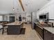 Bright, open kitchen with a large center island and stainless steel appliances at 3255 Tally Ho Rd # 1, North Port, FL 34291