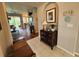 Inviting foyer with seamless access to the living room, showcasing the home's open floor plan at 4213 Vicenza Dr # A2, Venice, FL 34293