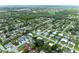 Aerial view of a residential area with neat streets and green spaces, offering a serene environment at 5106 S Lockwood Ridge Rd, Sarasota, FL 34231