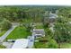 Aerial view of the home and neighborhood showing proximity to natural surroundings at 5106 S Lockwood Ridge Rd, Sarasota, FL 34231