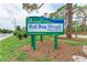 Sign for Red Bug Slough Preserve with 5200 Beneva Road address at 5106 S Lockwood Ridge Rd, Sarasota, FL 34231