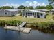 This home features water access with its own private dock in a serene waterfront community at 798 Fairmount Dr, North Port, FL 34287