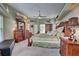 Spacious main bedroom with a decorative ceiling fan and plenty of natural light at 1037 Beckley Cir, Venice, FL 34292
