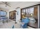 Relaxing lanai with comfortable seating and views of the interior at 1156 Bird Bay Way # 104, Venice, FL 34285