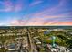 Expansive aerial view of the coastal community with a mix of residential and commercial areas at 1190 Bird Bay Way # 309, Venice, FL 34285