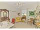 Bright bedroom with lots of natural light and interesting decor and furniture at 138 Rimini Way, North Venice, FL 34275