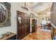 Welcoming foyer with high ceilings, rustic accents, and terra cotta tile floors at 236 Cory St, Port Charlotte, FL 33953