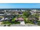 An aerial view showcasing a neighborhood with lush greenery and beautiful single-Gathering homes at 316 Signorelli Dr, Nokomis, FL 34275