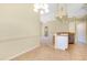 Open concept kitchen with breakfast bar and adjacent access to living area at 429 Riviera St, Venice, FL 34285