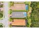 This aerial shot highlights beautiful homes, refreshing pools, and vibrant green landscaping at 5581 Piccolo St, Nokomis, FL 34275