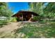 Exterior view of a barn on a grassy field at 6293 Taneytown St, North Port, FL 34291
