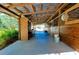 Barn interior with wooden stables at 6293 Taneytown St, North Port, FL 34291