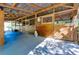 Barn interior with wooden stables at 6293 Taneytown St, North Port, FL 34291