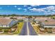 Aerial shot of Ironwood Villas entrance and landscaping at 710 Ironwood Dr # 165, Venice, FL 34292